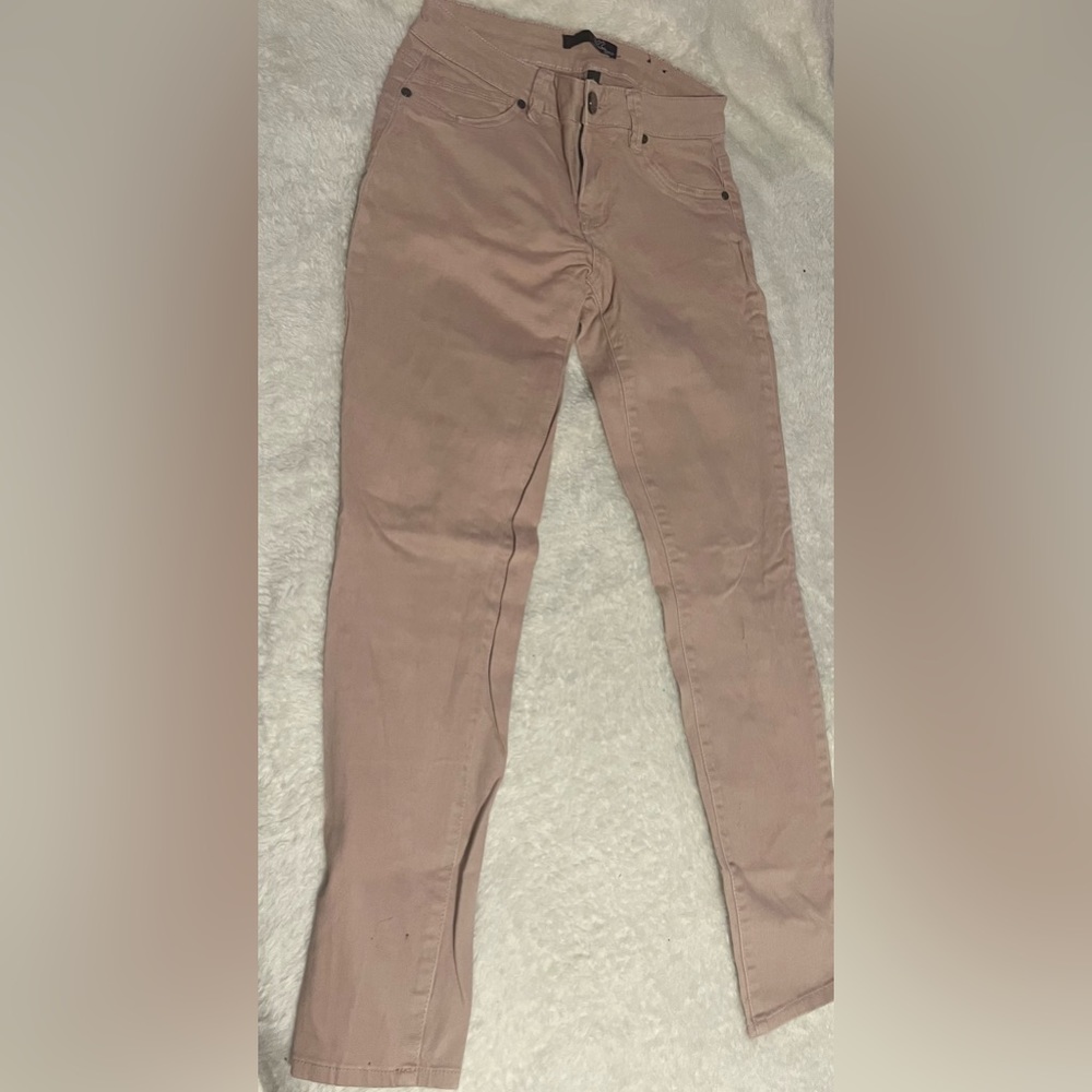 Light pink denim jeans